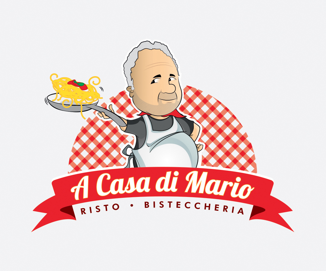 Manicromio | agenzia di grafica e stampa | ostia lido | Roma | web | a casa di mario ristorante bisteccheria loghi ostia