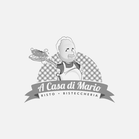 Manicromio | agenzia di grafica e stampa | ostia lido | Roma | web | a casa di mario ristorante bisteccheria logo